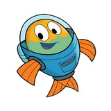 Patch Estampado Peixonauta, Peixe, Adesivos Para Tecido 