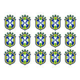 Patch Estampado Termocolante Simbolos Da Cbf, Brasil, Copa 