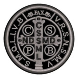 Patch Fecho De Contato Medalha De São Bento - 8cm