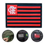 Patch Militar Emborrachado Com Velcro 3d Tático Para Mochila
