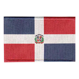 Patch Sublimado Bandeira República Dominicana 5,5x3,5