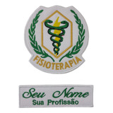 Patch Termocolante Fisioterapia - Kit Logo + Nome
