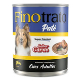 Patê Cães Adultos Carne Super Premium 280g Finotrato
