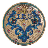 Patena De Porcelana Ihs Bizantino