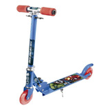 Patinete Ajustável Dobrável Avengers 2 Rodas Luz Etitoys