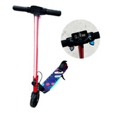 Patinete Elétrico Infantil Dobrável 6.3 Luzes Led 150w S31 Cor Vermelho