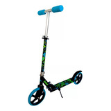 Patinete Infantil 2 Rodas Grandes Regulável 100kg Unitoys Cor Azul Radikale