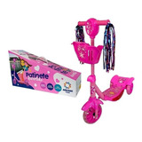 Patinete Infantil 3 Rodas Com Música E Luz Radical