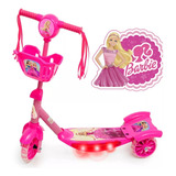 Patinete Infantil Barbie 3 Rodas 