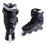Patins Fila Inline Nrk Pro Black Freestyle Rolamento Abec7