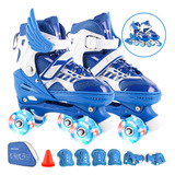 Patins Infantil Inline Roda E 4 Rodas 2em1 Tamanho Ajustável
