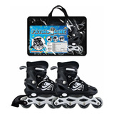 Patins Inline Roller Street Ajustável Criança Juvenil Adulto