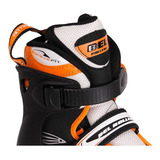 Patins Inline Rollers Bxtreme Abec-7 Alum 41 - Laranja
