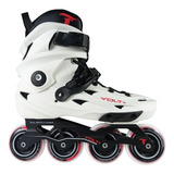 Patins Inline Urban Asfalto Traxart Volt + 2.0 Branco Abec9 