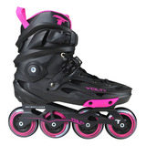 Patins Inline Urban Asfalto Traxart Volt + 2.0 Rosa Abec9
