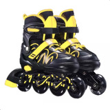 Patins Roller In Line Ajustável 26-31 / 31-36 / 37-40 + Led!