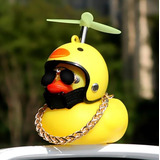 Pato Brother C/ Luz Catavento Bike Patinho Moto Mtb Ciclismo Cor Amarelo