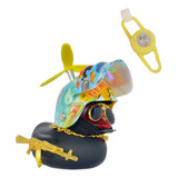 Pato Patinho Malandro Jack Moto Capacete Helice Guidão Bike