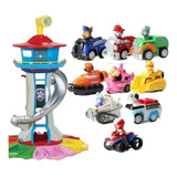 Patrulha Canina Mega Central Torre De Comando Farol 9 Carros
