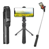 Pau De Selfie Celular 360º Controle Bluetooth Tripé 3 Em 1