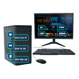 Pc Computador Completo Intel I5 16gb Ssd 480gb Monitor 19