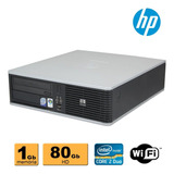 Pc Cpu Ddr2 Hp Compaq Dc5800 C2d 1gb 80gb Leitor Dvd