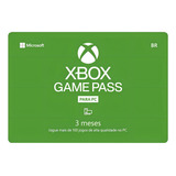 Pc Game Pass 3 Meses Codigo 25 Digitos Microsoft Computador