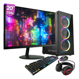 Pc Gamer Completo Fácil Pulse Amd Ryzen 5 5600g Placa Mãe B450 Gráficos Radeon Vega 7 16gb Ddr4 3200mhz Ssd 480gb Monitor 20 75hz Fonte 500w Pgf-0100pu