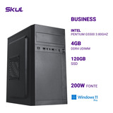 Pc Pentium G5500 3.80ghz 4gb Ddr4 Ssd 120gb 200w Windows