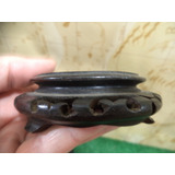 Peanha De Mesa Em Madeira P/peças 5,5cm De Base Antiga