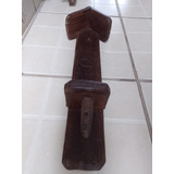 Peanha Madeira Suporte Parede Colonial