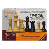 Peças Xadrez Oficial Profissional C/ Peso + 2 Rainhas Extras