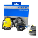 Pedal Clip Speed Shimano 105 Pd-r7000 Em Carbono Com Tacos 