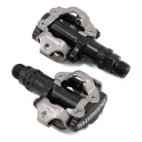 Pedal De Bicicleta Shimano Pd-m520 Spd C/ Taquinho Sm-sh51
