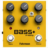 Pedal De Efeito Fuhrmann Bass+ Amarelo