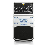 Pedal De Efeito Para Guitarra Behringer Digital Reverb Dr600