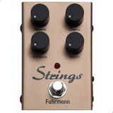 Pedal Fuhrmann Para Violão Profissional Efeito Strings Cor Marrom