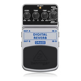 Pedal Guitarra Dr600 Digital Reverb Behringer Com Nf