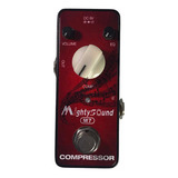 Pedal Mighty Sound M7 Compressor Guitarra - Preto