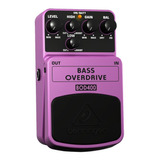 Pedal Para Contrabaixo Behringer Bod400 Bass Overdrive