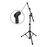 Pedestal P/ Microfone Vector Junior/mini Girafa C/ Cachimbo