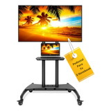 Pedestal Para Notebook E Tv C/ Rodinhas Suporte Rodizio Chão