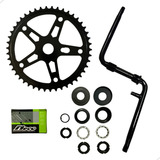 Pedivela Monobloco Bicicleta Aro 26/20 + Coroa E Centro 45mm