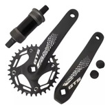 Pedivela Mtb Gts Coroa Unica 34 Dentes + Central Rolamentado