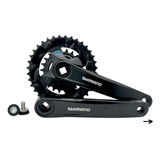 Pedivela Shimano Altus Fc M315 175mm 36/22 2x7v 2x8v Mtb