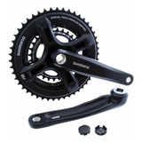 Pedivela Shimano Altus Fc-m171 48-38-28 Dentes 170mm 7/8 Vel Cor Preto