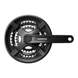 Pedivela Shimano Fc Ty301 Triplo 3x8 3x7 48/38/28 Protetor