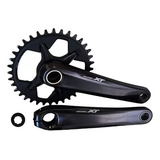 Pedivela Shimano Xt M8100 1x12v 175mm C/ Coroa Xt 34 Dentes
