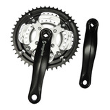 Pedivela Tipo Shimano Sugino 170mm Aluminio 28/38/48d Pto/po