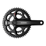 Pedivela Tourney Shimano A070 50/34d 165mm 7v Sem Movimento Cor Preto